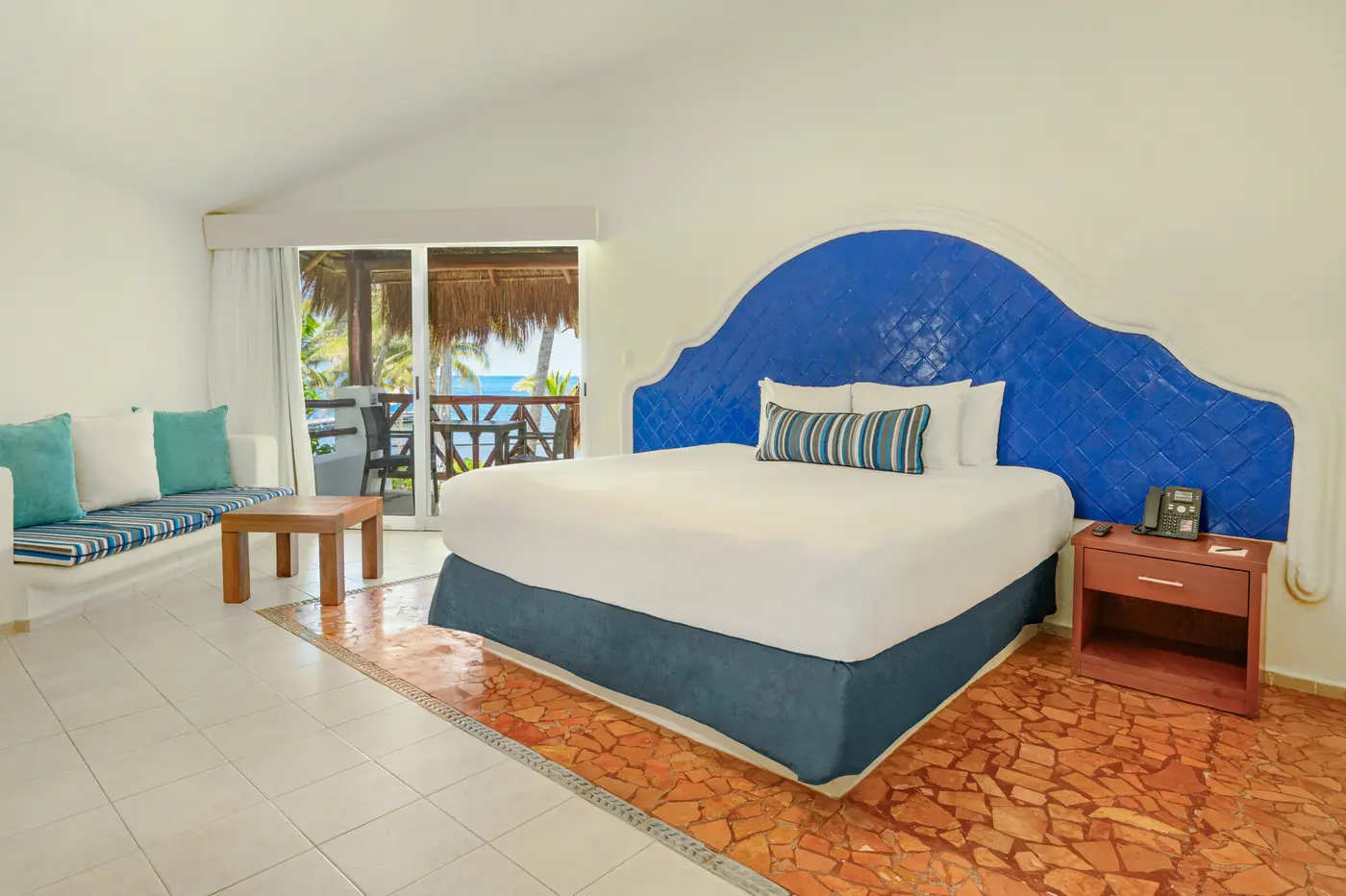 Ocean-view room at Desire Pearl Riviera Maya